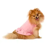 Vestido Coração Rosa Fábrica Pet
